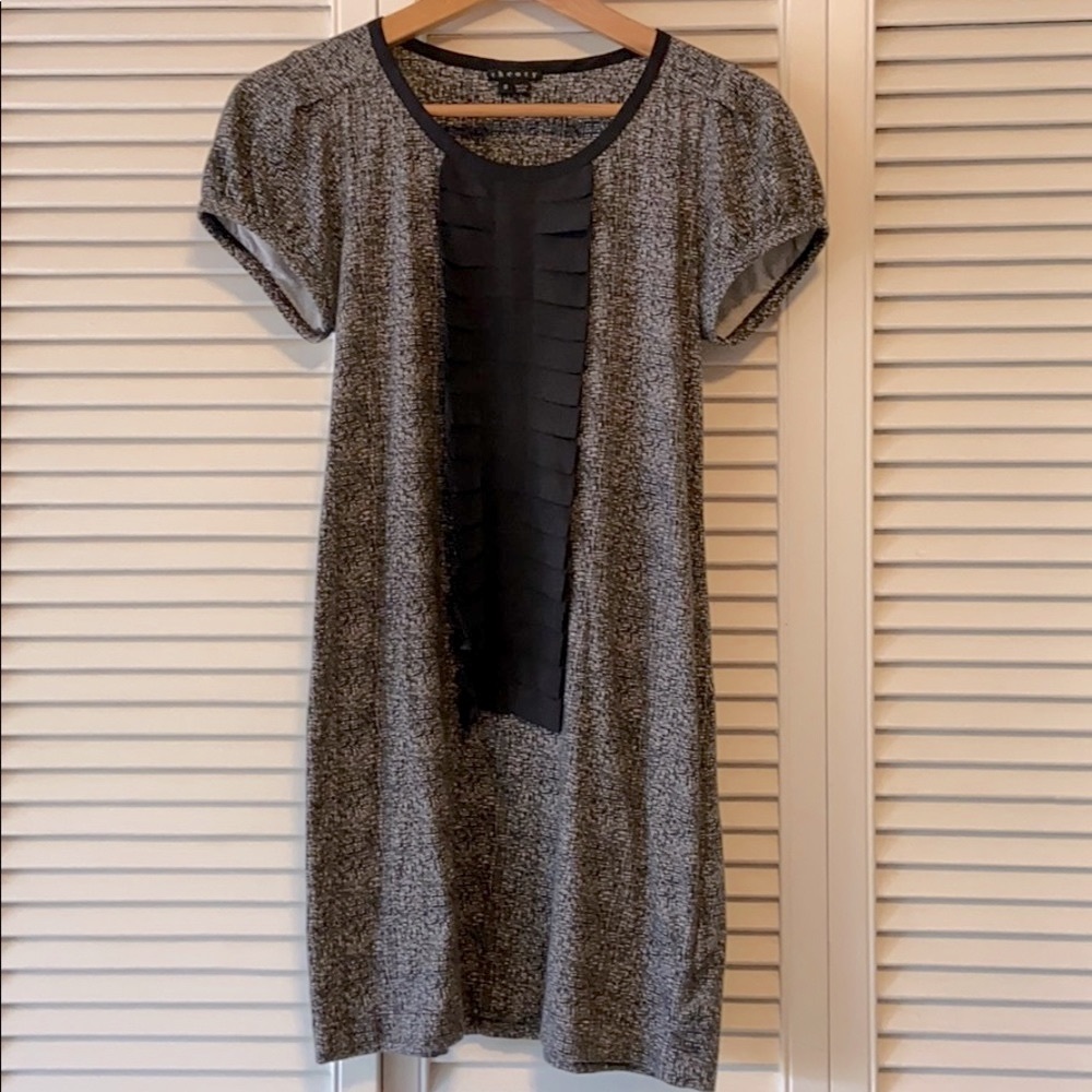 Theory dress with silk accent
